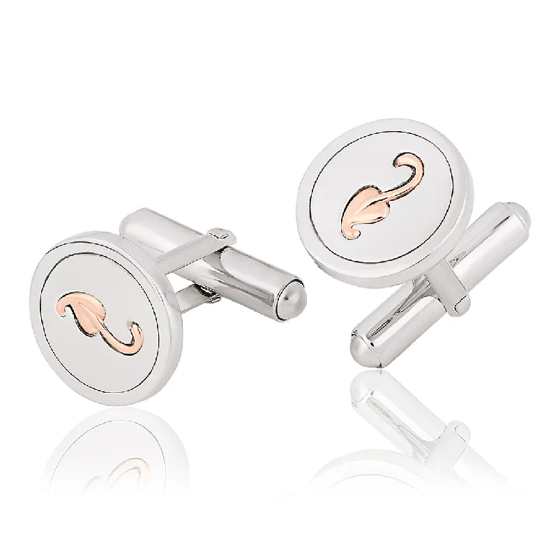 Best cufflinks with durable enamel finishes for long-lasting wear and vibrant color-Clogau Tree of Life Insignia Sterling Silver Cufflinks