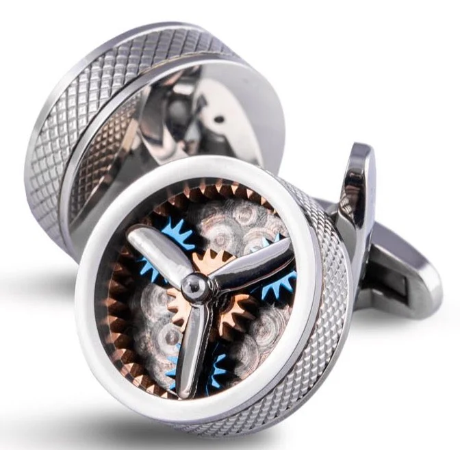 Best cufflinks with vintage coin designs for a unique and historical look-Bremont Cufflinks Rotational Prop