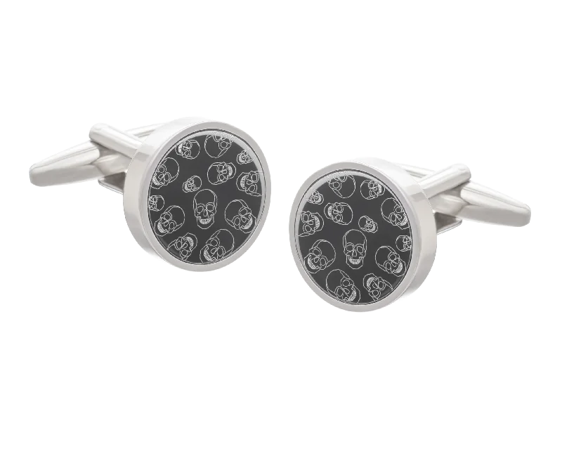 Best cufflinks with silver plating for an affordable yet luxurious appearance-Cheeky Skull Cufflinks