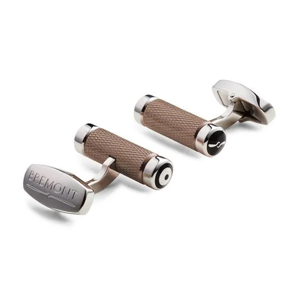 Cufflinks with brushed metal finishes for a matte, contemporary style-Bremont MB T-Bar Cufflinks Bronze