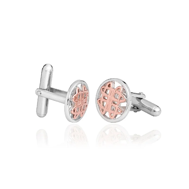 Best cufflinks with gemstone inlays for a colorful and stylish finish-Clogau Annwyl Sterling Silver Cufflinks