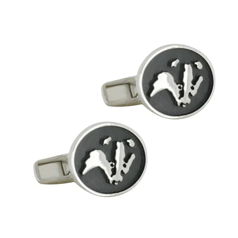 Best cufflinks with vintage coin designs for a unique and historical look-Wild Life Trust Collection Badger Cufflinks D