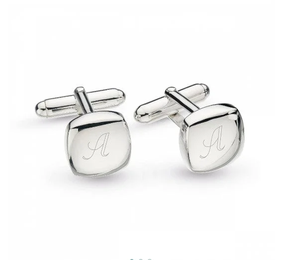 Best cufflinks with zodiac symbols for astrology lovers and personalized gifts-Coast Pebble Domed Square Hinged Cufflinks