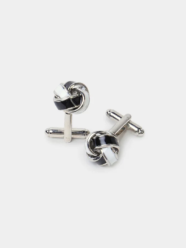 Cufflinks with crystal embellishments for added sparkle and sophistication-PLASKO