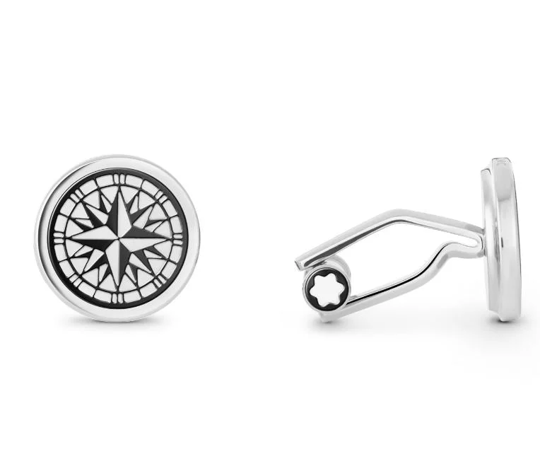 Best cufflinks with intricate craftsmanship for a high-quality, durable finish-Montblanc Homage to Robert Louis Stevenson Cufflinks