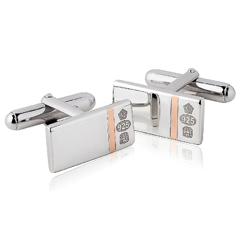 Cufflinks with artistic designs for a one-of-a-kind accessory-Clogau Hallmark Sterling Silver Cufflinks