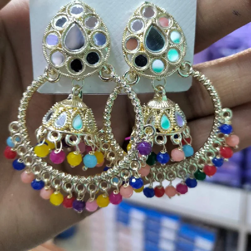 Studded Drop Earrings with Gemstones -Manisha Jewellery Kundan Stone Dangler Earrings