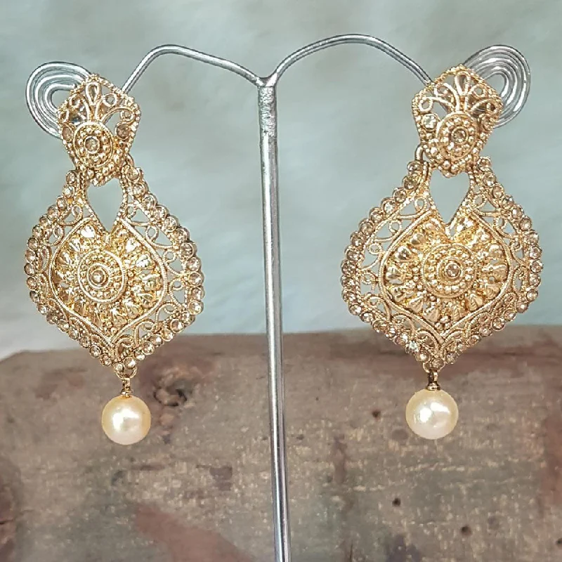 Animal Print Drop Earrings for Fun -Shreeji Gold Plated Dangler Earrings Earrings