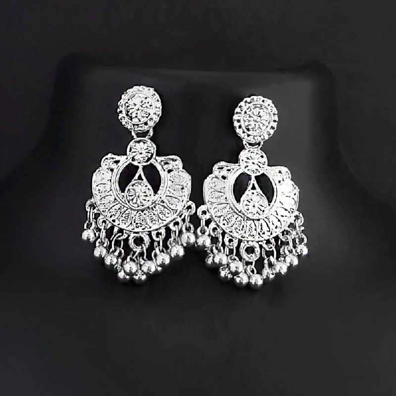 Diamond Drop Earrings for Luxury -Shubh Arts Oxidised Plated Dangler Earrings