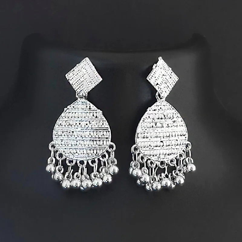 Drop Earrings with Knot Designs -Shubh Arts Oxidised Plated Dangler Earrings