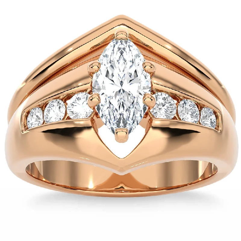 14k rose gold