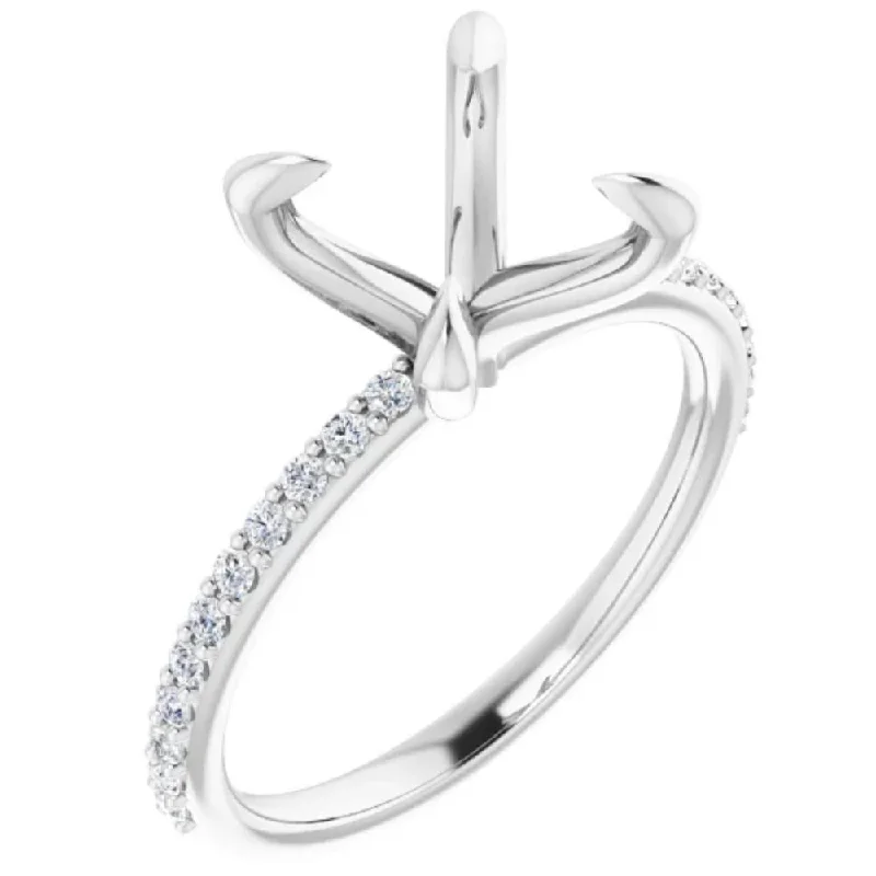 14k white gold