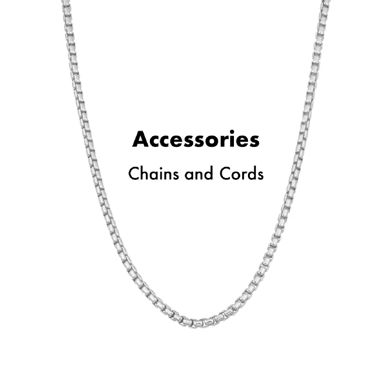 Necklaces and pendants with diamond pendants for a luxurious sparkling effect-Accessories - Cords and Chains