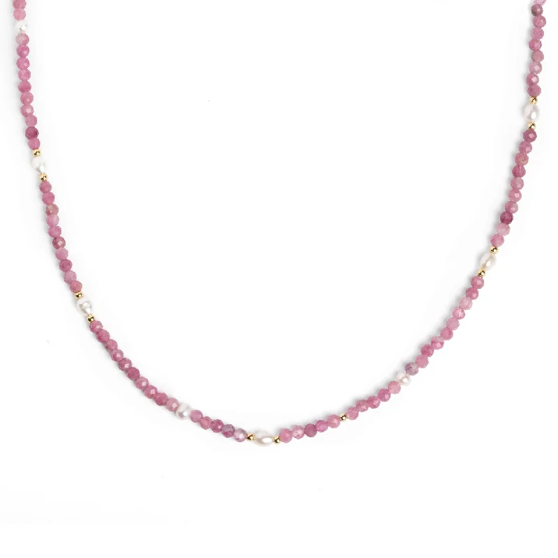 Stunning necklaces and pendants with ruby and diamond combinations for a luxurious effect-Altea Syra Necklace