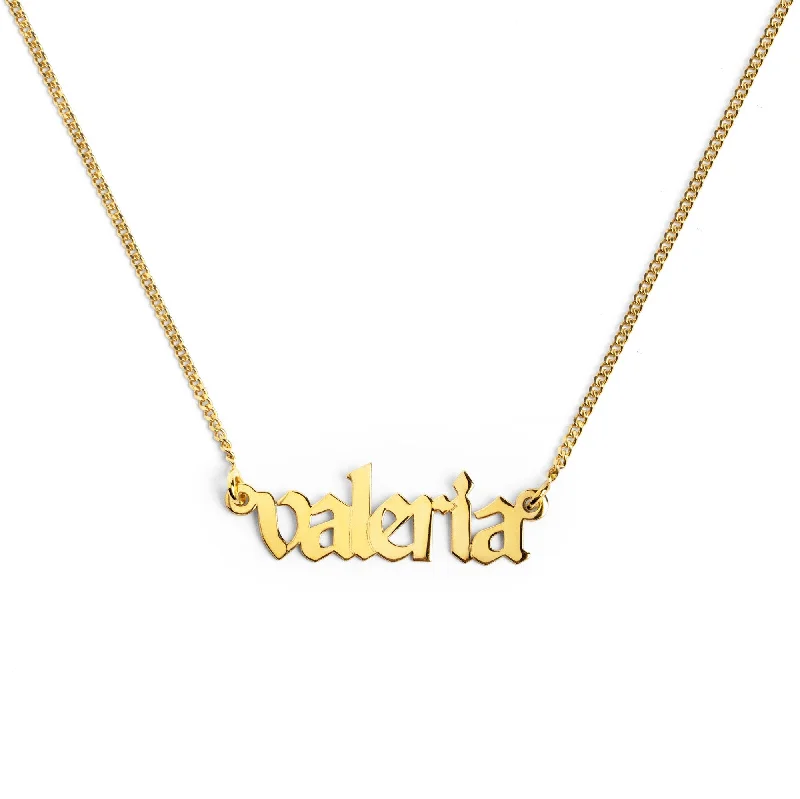 Best necklaces and pendants with heart-shaped designs for a romantic look-Custom Billie Gold Necklace