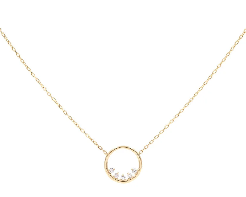 Elegant necklaces and pendants with diamond accents for added sparkle-Dorado Diamond Necklace