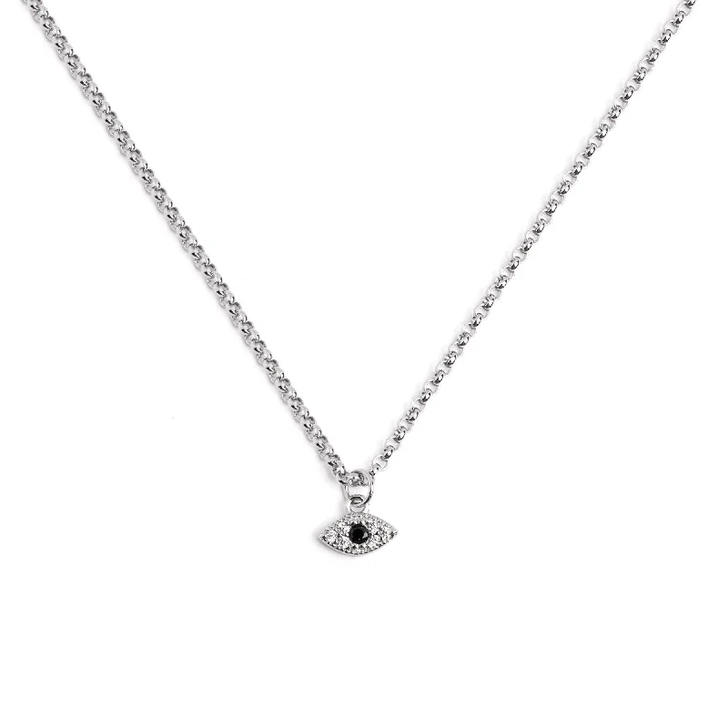 Best necklaces and pendants with crystal accents for a sparkling and elegant style-Eye of Horus Silver Necklace