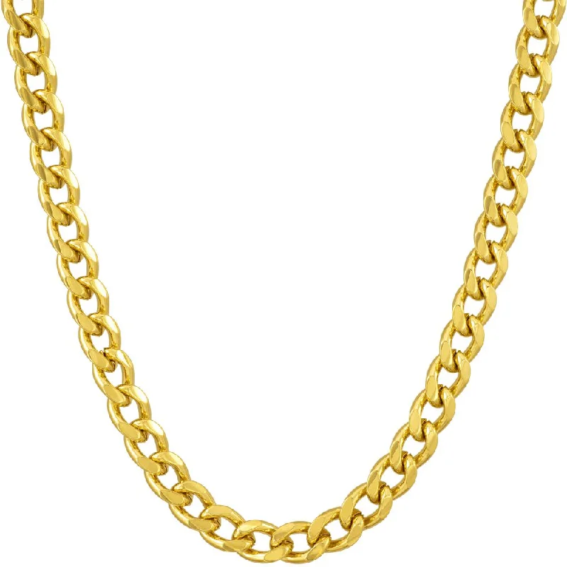 Best necklaces and pendants with vintage coin pendants for a unique accessory-5mm Gold Cuban Link Chain