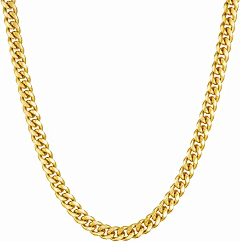 Simple necklaces and pendants with bar pendants for a sleek modern design-4.5mm Cuban Link Chain