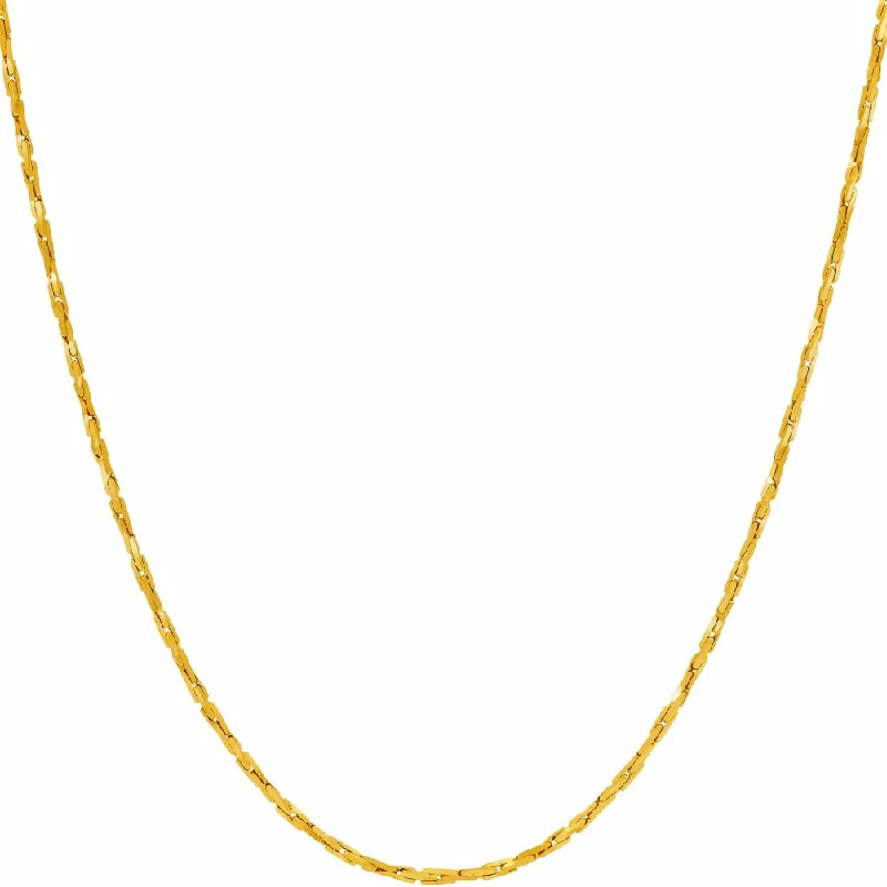 Best necklaces and pendants with oval pendants for a classic, elegant shape-1.2mm Twisted Cobra Chain