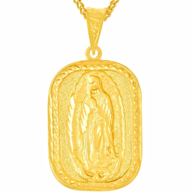 Necklaces and pendants with abstract shapes for a modern, creative appearance-Our Lady of Guadalupe Pendant with Necklace