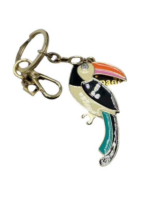 Unique necklaces and pendants with artistic shapes for a creative, one-of-a-kind design-Parrot Key Chain  By Kate Spade