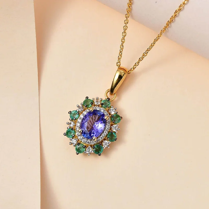 Necklaces and pendants with diamond pendants for a luxurious sparkling effect-Tanzanite Pendant Necklace